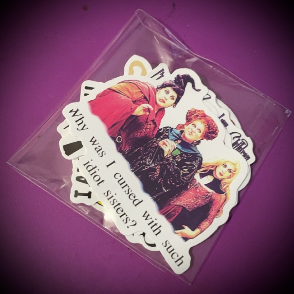 10PC Disney’s Hocus Pocus Stickers